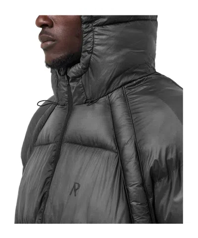 Represent Solid Color Down Jacket In Gray