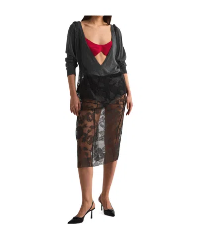 Prada Sleeveless Vest In Red