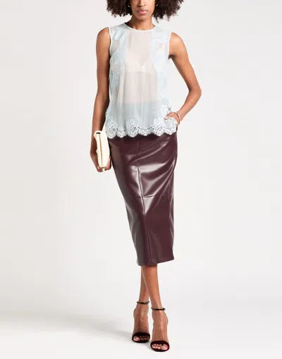 Dolce & Gabbana Sleeveless Top In Blue
