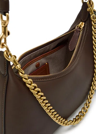Coach Leather Shoulder Bag In Brown