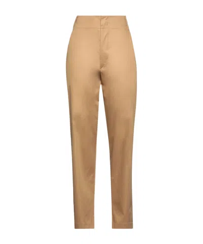 Isabel Marant Solid Color Zip Trousers In Brown