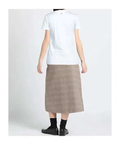 Max Mara Logo Short Sleeve T-shirt In White