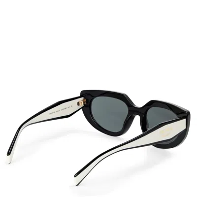 Prada Cat-eye Shaped Sunglasses In Black