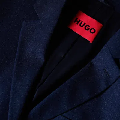 Hugo Boss Single-breasted Suit Jacket In Blue