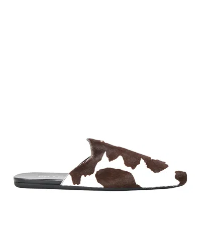 Prada Flat Mules In Multicolor