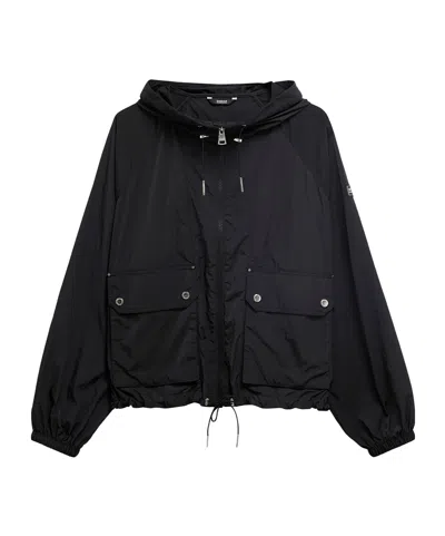Barbour Rain Anorak Jacket In Black
