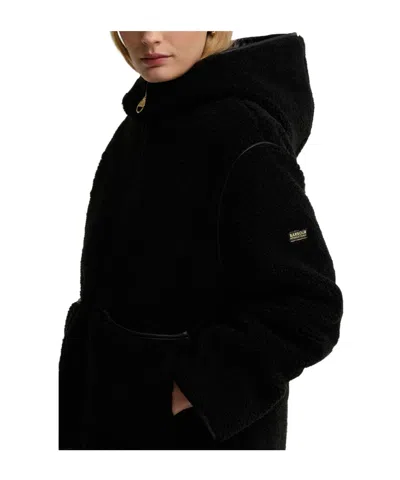 Barbour Solid Color Coat In Black