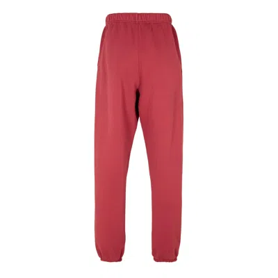 Essentials Logo Drawstring Sweatpants In Red