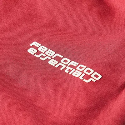 Essentials Logo Drawstring Sweatpants In Red