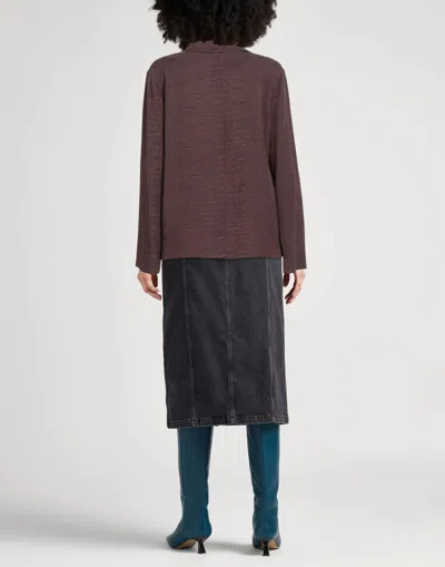 Jacquemus Solid Colour Shirts In Dark Brown