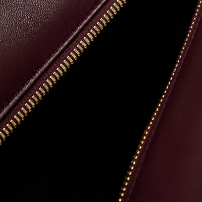 Bottega Veneta Rectangular Tote Bag In Burgundy
