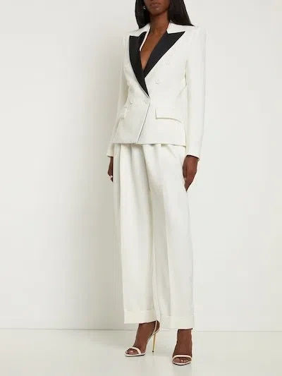Alexandre Vauthier Double-breasted Blazer In White