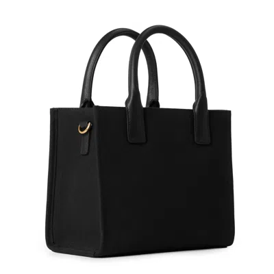 Versace Simple Handbag In Black