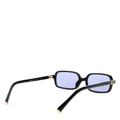 Miu Miu Rectangular Sunglasses In Blue