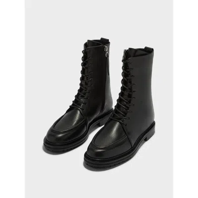 Aeyde Tate Boot Ankle Heeled Boots In Black