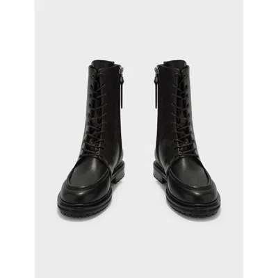 Aeyde Tate Boot Ankle Heeled Boots In Black