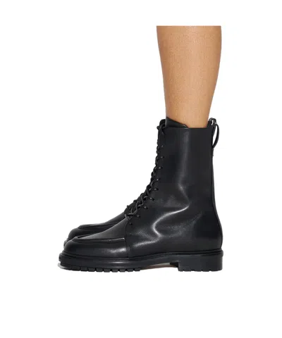Aeyde Tate Boot Ankle Heeled Boots In Black