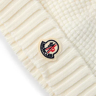 Moncler Simple Bear Hat In Neutral