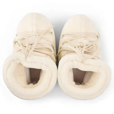 Moon Boot Icon Low Shearling-effect Boots In Neutral