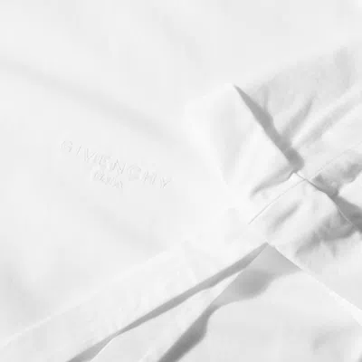 Givenchy White Gathered Shoulder T-shirt In White