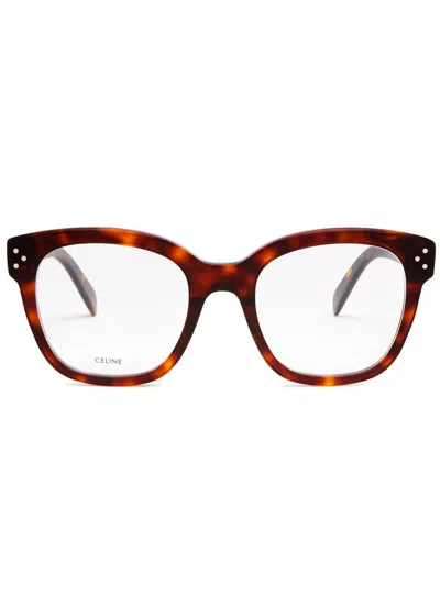 Celine Square-frame Optical Glasses In Multicolor