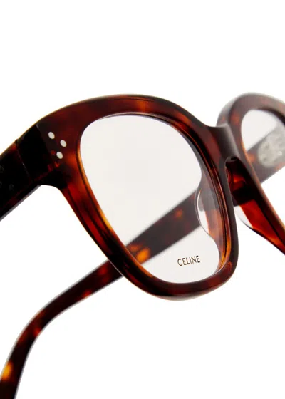 Celine Square-frame Optical Glasses In Multicolor