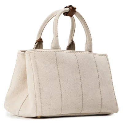 Prada Canvas Lrg Ld62 In Neutral