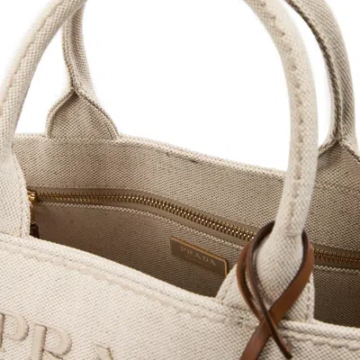 Prada Canvas Lrg Ld62 In Neutral
