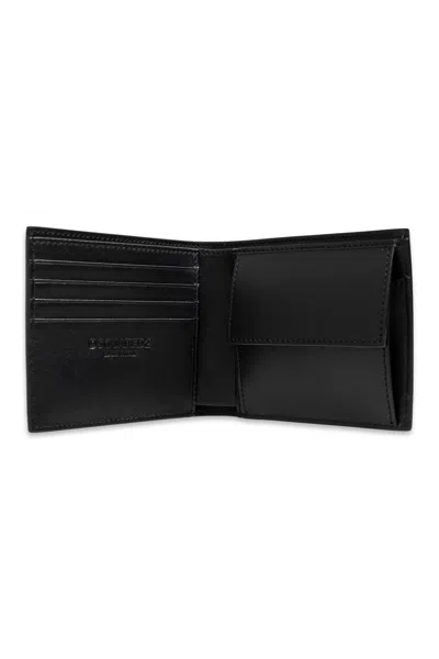Dsquared2 Logo Wallet In Black