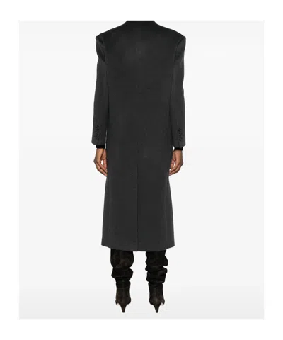 System Double-breasted Peak-lapel Coat In Multi