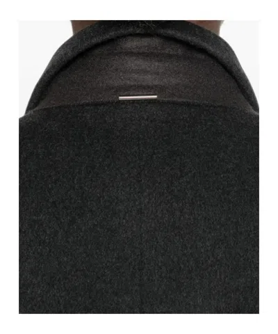 System Double-breasted Peak-lapel Coat In Multi