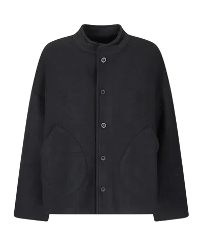 Labo.art Long-sleeve Button-up Jacket In Blue