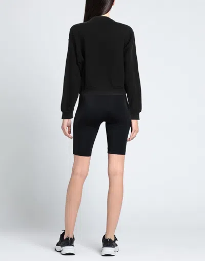 Dolce & Gabbana Solid Color Printed Sweatshirt In Black