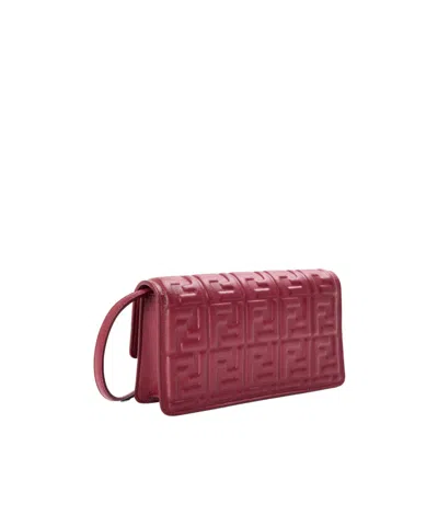 Fendi Chain Wallet In Red