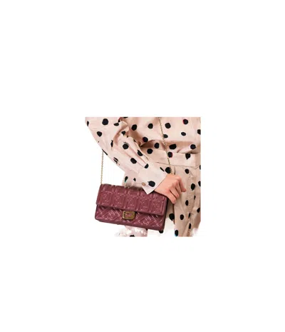 Fendi Chain Wallet In Red
