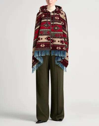 Diesel Multi-color Woolen Single-breasted Coat In Multi