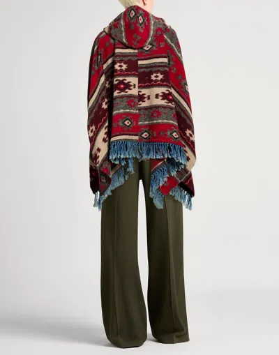 Diesel Multi-color Woolen Single-breasted Coat In Multi