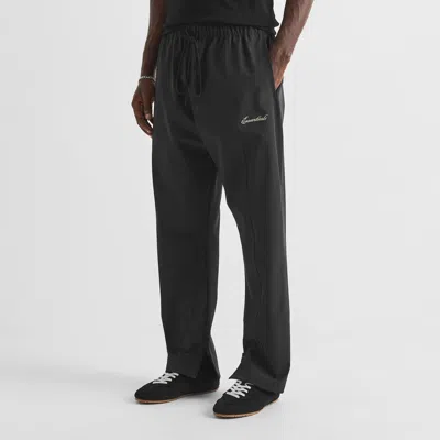 Essentials Drawstring Athletic Pants In Black