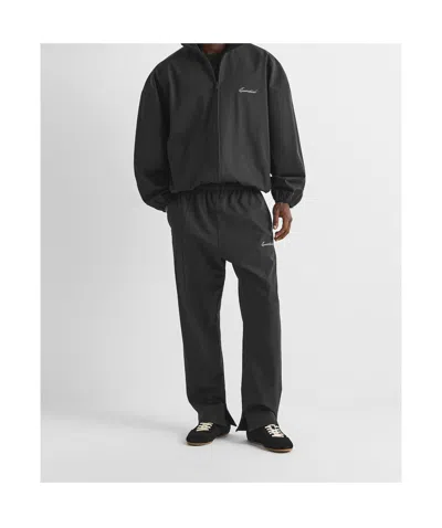 Essentials Drawstring Athletic Pants In Black