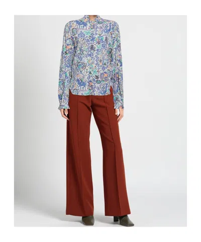 Isabel Marant Printed Long-sleeved Cover-up In Multi