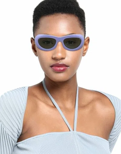 Marni Oval Plastic Spectacle Frame In Green