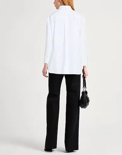 Maxco. Solid Colour Shirts  Blouses In White