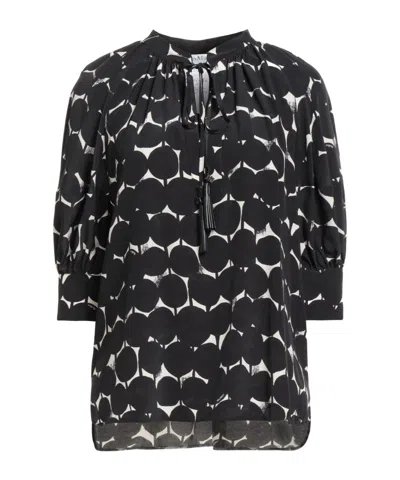 Max Mara Three-quarter Sleeve Top In Black