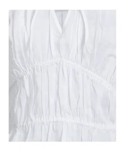 Rag & Bone Minimalist Solid Short-sleeve Top In White