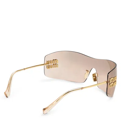 Miu Miu Round Sunglasses In Multi