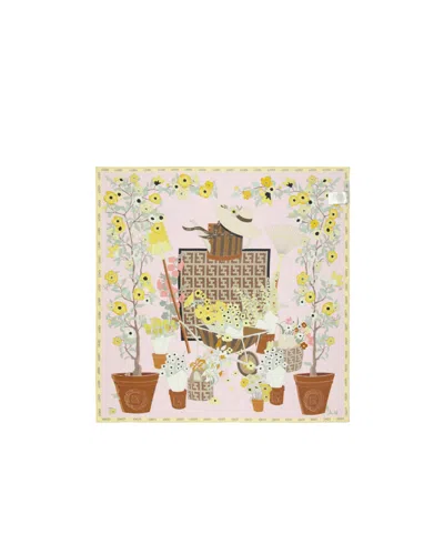 Fendi Printed Square Scarf In Multi