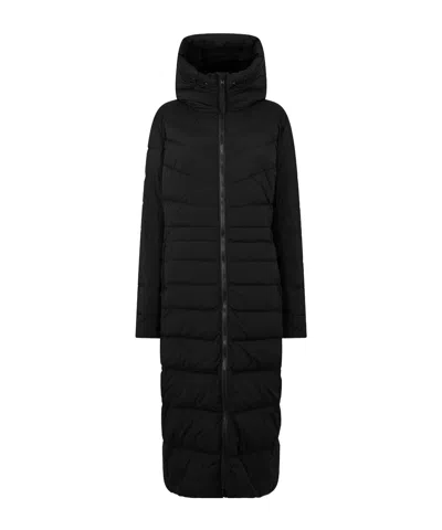 Canada Goose Clair Long 750 Fill Power Down Puffer Coat In Black