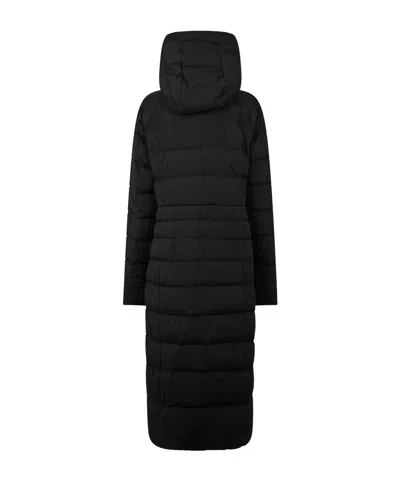 Canada Goose Clair Long 750 Fill Power Down Puffer Coat In Black