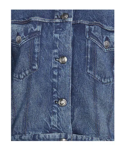 Rag & Bone Plain Colour Jacket In Blue