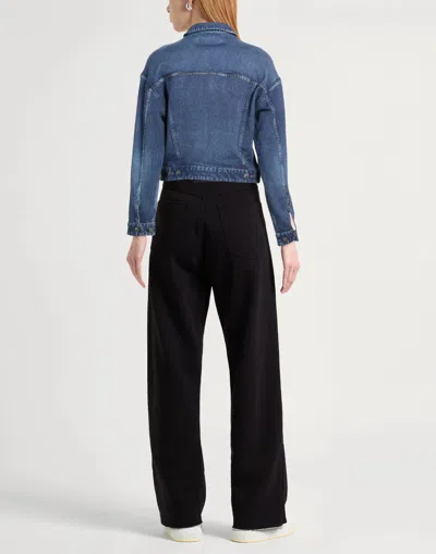 Rag & Bone Plain Colour Jacket In Blue